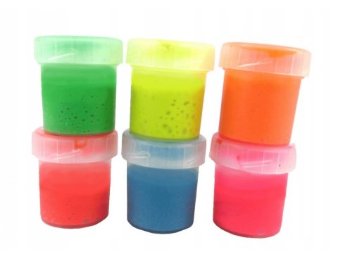 Farby plakatowe 6 kolorów 20 ml Glow Colorino PATIO 002551 04