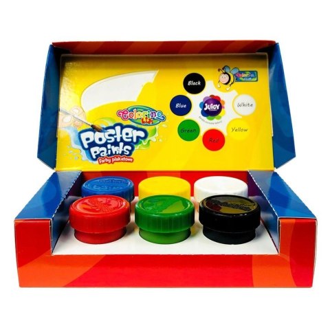 Farby plakatowe 6kol 20ml Colorino Kids PATIO 112033-04
