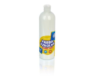 Farby szkolne w butelce 500 ml biały ASTRA 83410904