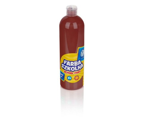 Farby szkolne w butelce 500 ml brązowy ASTRA 301109006