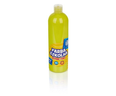 Farby szkolne w butelce 500 ml cytrynowy ASTRA 301109002