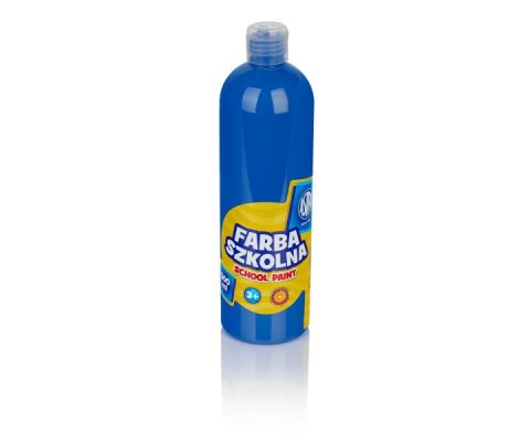 Farby szkolne w butelce 500 ml niebieski ciemny ASTRA 301109004