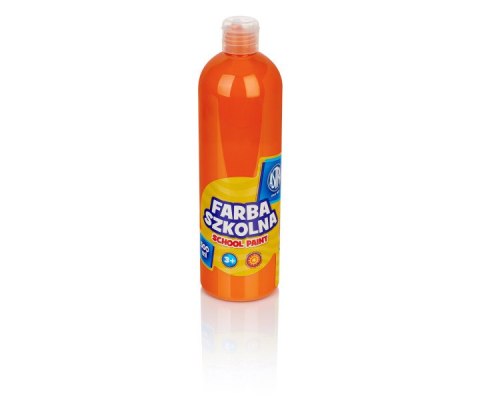 Farby szkolne w butelce 500 ml pomarańczowy ASTRA 301112007
