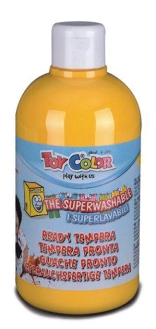 Farby tempery w butelce 1000 ml ciemny żółty HOBART 554/80