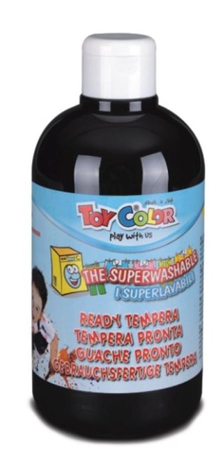 Farby tempery w butelce 1000 ml czarny HOBART 554/24