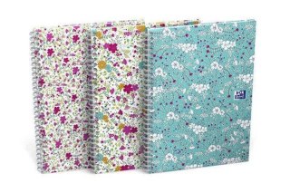 KOŁONOTATNIK OXFORD FLORAL B5 60K 90G KR