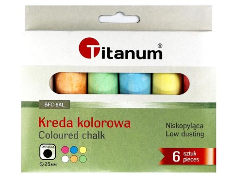 KREDA DO PISANIA PO CHODNIKU 6KOL KPL6SZT PUD