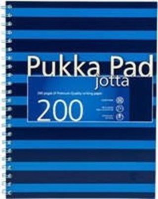 Kołozeszyt A4 100 kartek kratka oprawa PCV niebieski neonowy PUKKA 8471-NEO
