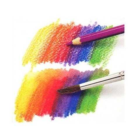 Kredki akwarelowe ołówkowe 12kol/180 pędzelek Colorino Kids PATIO 33039