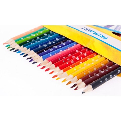 Kredki ołówkowe 24 kolory trójkątne PRIMA ART 359813