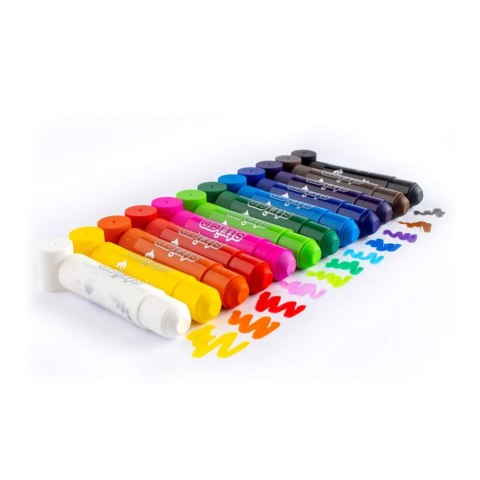 Kredki żelowe 12kol/100 w sztyfcie w etui Strigo PILOT SSC035