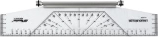 Linijka roler plastikowa 25 cm LENIAR 20603
