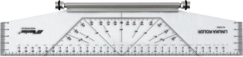 Linijka roler plastikowa 25 cm LENIAR 20603