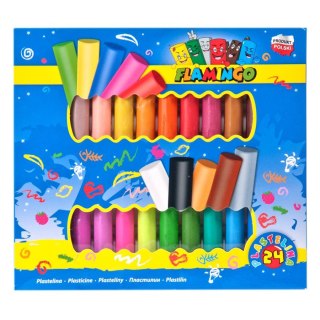 PG PLASTELINA 24 KOLORY FLAMINGO 299121 PUD