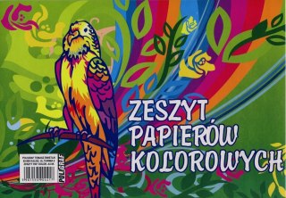 Papier kolorowy A4 8 kartek POLIGRAF 904417