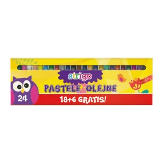 Pastele olejne 24kol Strigo PILOT SSC028