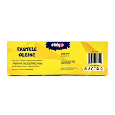 Pastele olejne 24kol Strigo PILOT SSC028