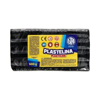 Plastelina 0.5 kg czarna ASTRA 303117013
