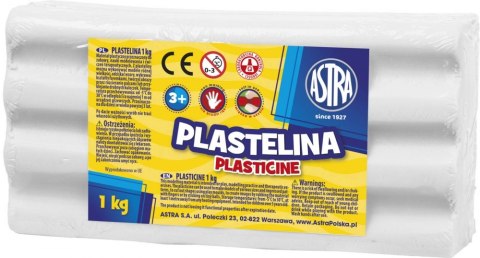 Plastelina 1 kg biały ASTRA 303111001