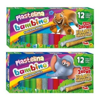 Plastelina 12 kolorów Bambino MEJEWSKI 001710