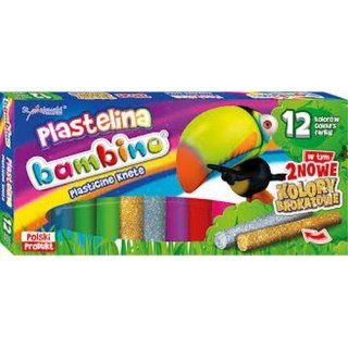 Plastelina 12 kolorów Bambino MEJEWSKI 001710