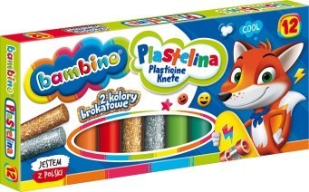 Plastelina 12 kolorów Bambino MEJEWSKI 001710