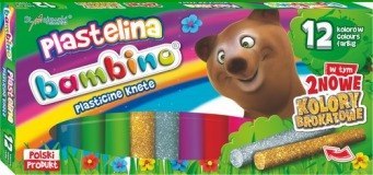 Plastelina 12 kolorów Bambino MEJEWSKI 001710