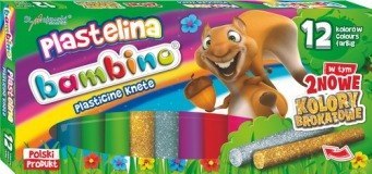 Plastelina 12 kolorów Bambino MEJEWSKI 001710