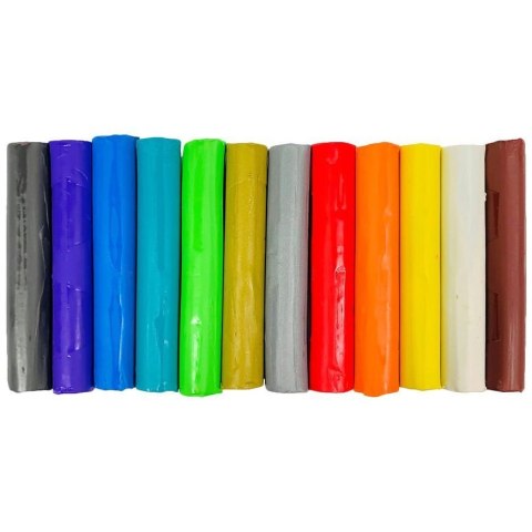 Plastelina 12kol złota i srebrna Colorino Kids PATIO 148491 04