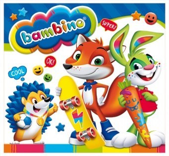 Plastelina 18 kolorów Bambino kwadratowa MAJEWSKI 001895