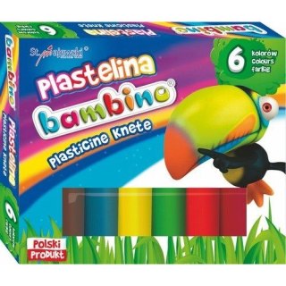 Plastelina 6 kolorów Bambino MAJEWSKI 001727