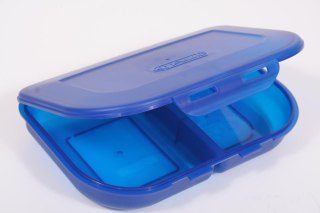 Pudełko śniadaniowe plastikowe niebieskie HERLITZ 11415304