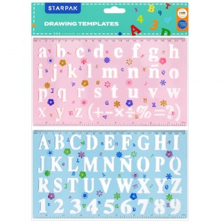 Szablon Cyferki i Literki plastikowy STARPAK 276076