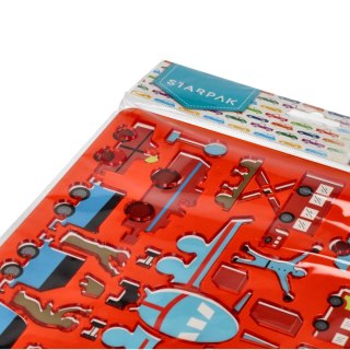 Szablon Pojazdy plastikowy STARPAK 276075
