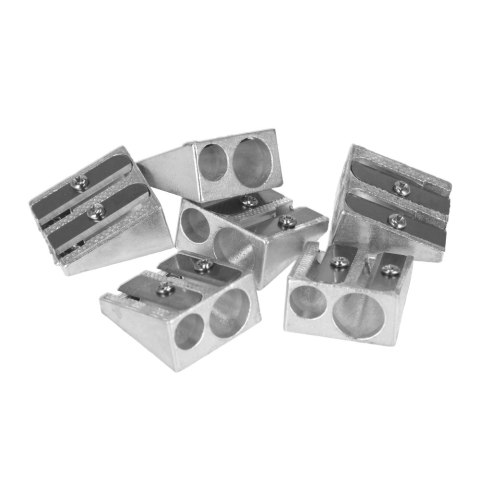 Temperówka szkolna metalowa 2 ostrza A 12 STARPAK 413981