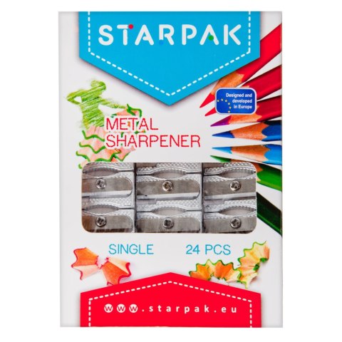 Temperówka szkolna metalowa A 24 STARPAK 413979