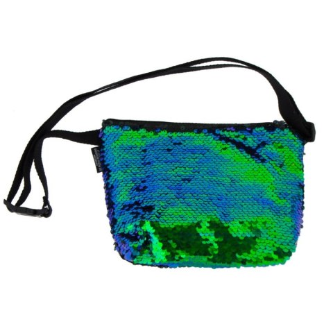 Torebka na ramię z cekinami Green STARPAK 429472