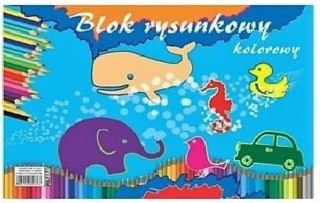 Blok rysunkowy A3/20K kol FOL A 10 POLIGRAF 3380 POLG