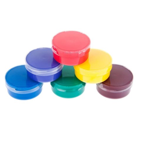 Farby do malowania palcami 6 kolorów 40ml STARPAK 448008