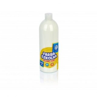 Farby szkolne w butelce 1 l biały ASTRA 301217046