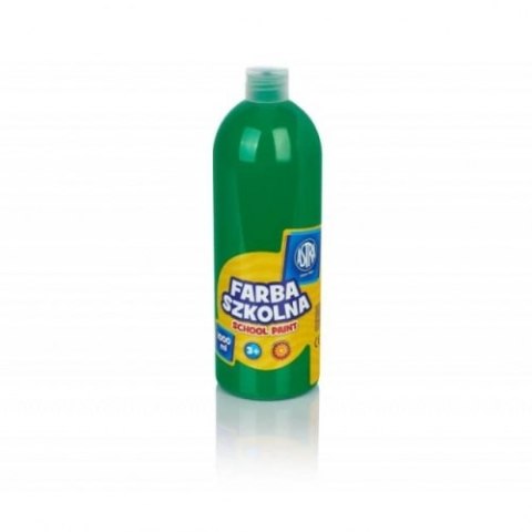 Farby szkolne w butelce 1 l jasny zielony ASTRA 301217051