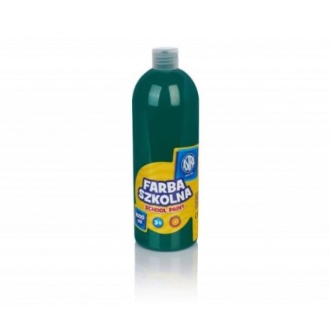 Farby szkolne w butelce 1 l zielony ASTRA 301217052