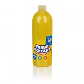 Farby szkolne w butelce 1 l żółty ASTRA 301217053
