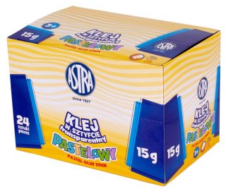 Klej w sztyfcie 15 g transparent pastelowy op.24 szt. ASTRA 401121001