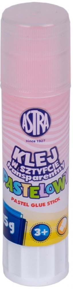 Klej w sztyfcie 15 g transparent pastelowy op.24 szt. ASTRA 401121001