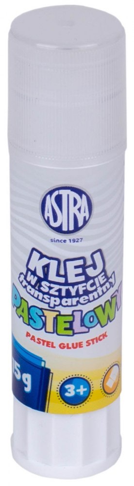 Klej w sztyfcie 15 g transparent pastelowy op.24 szt. ASTRA 401121001