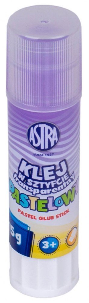 Klej w sztyfcie 15 g transparent pastelowy op.24 szt. ASTRA 401121001