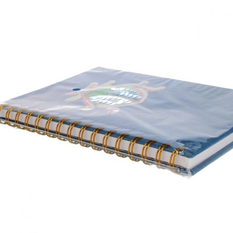 Kołonotes A5/100k oprawa twarda jeans STARPAK 453589