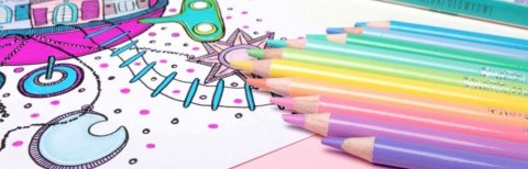 Kredki ołówkowe 2 stronne 24 kolory pastelowe Colorino PATIO 87737
