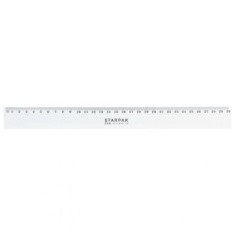 Linijka 30 cm op10 szt. STARPAK 472865
